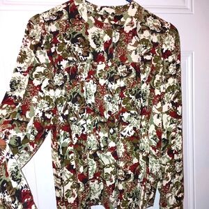 Floral Long Sleeve Blouse